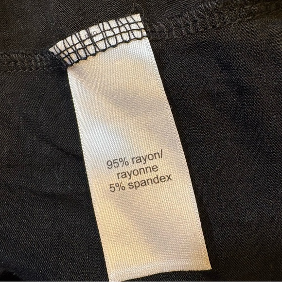 Maurices Strappy Back Black Simple Tank Top EUC Medium M Casual Goth Sexy Night - Picture 9 of 9